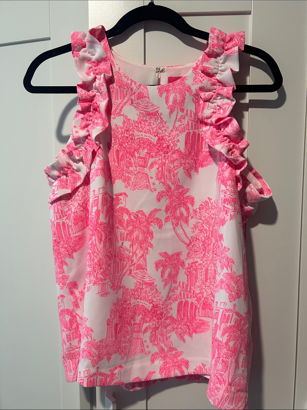 Lilly Pulitzer Kailee Sleeveless Ruffle Top